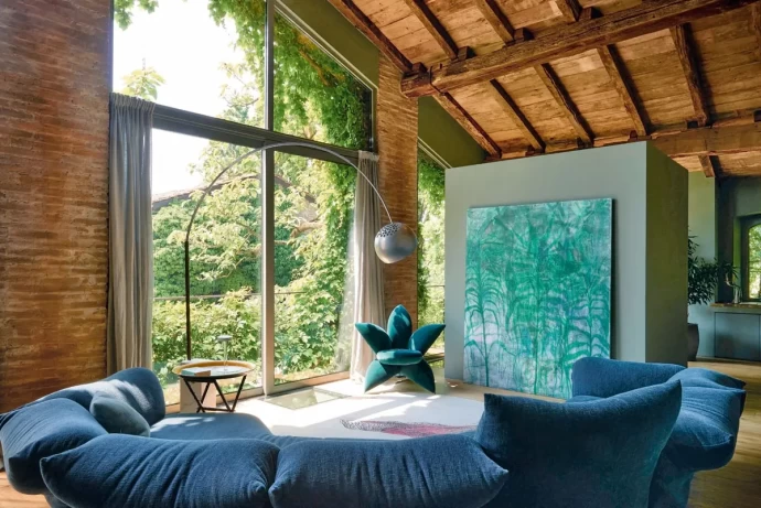 Дом ландшафтного дизайнера Анны Скаравелла в Пьяченце, Италия