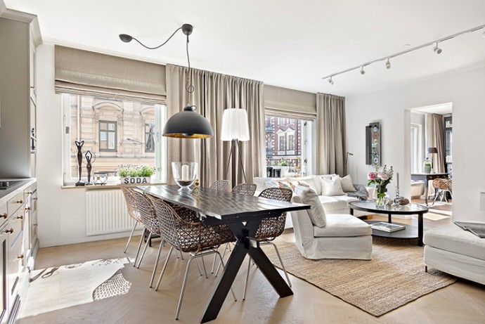 Квартира площадью 94 м2 в Стокгольме