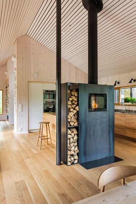 Современный дом в местечке Саннидал, Норвегия