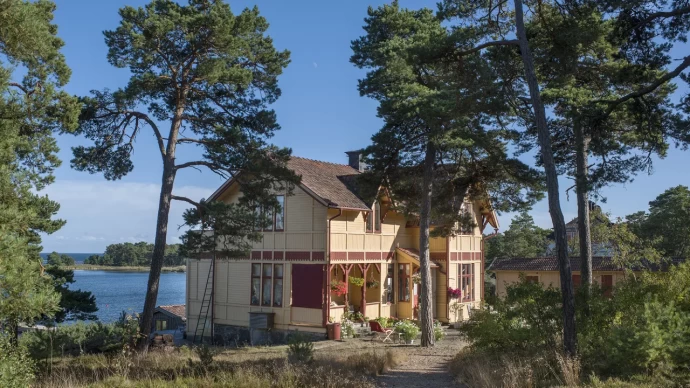 Вилла 1897 года постройки на острове Сандхамн в Стокгольмском архипелаге