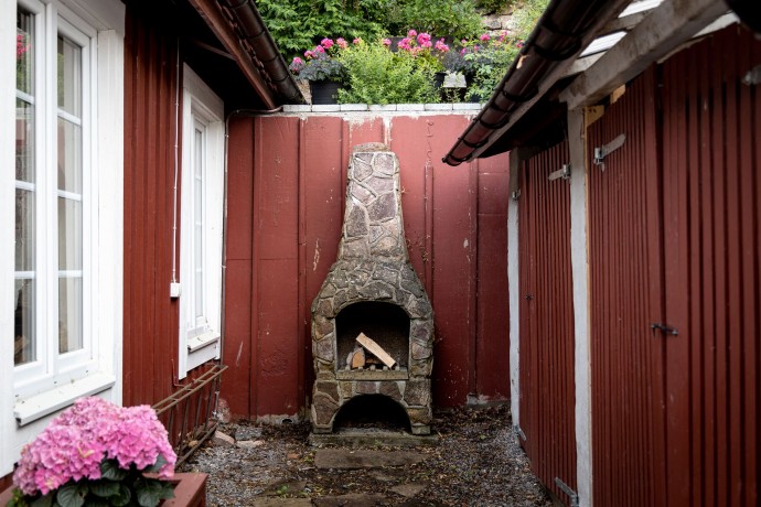 Дом 1870-х годов постройки у озера Меларен, Мариефред, Швеция