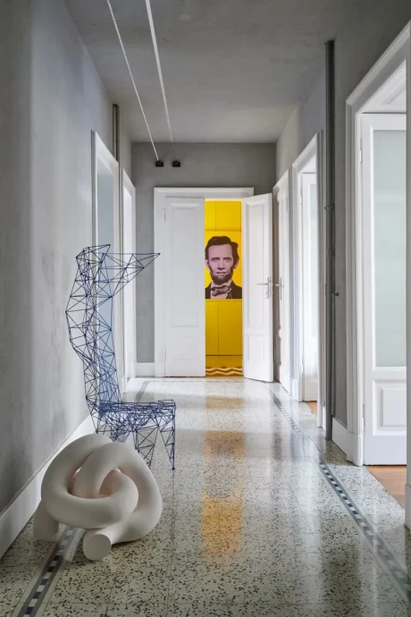 Квартира коллекционера современного искусства в Милане