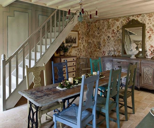 Старинный дом художника и реставратора Энни Слоун в Нормандии
