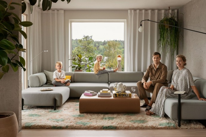 Дом основателя шведского мебельного бренда Hem Петруса Палмера на окраине Стокгольма