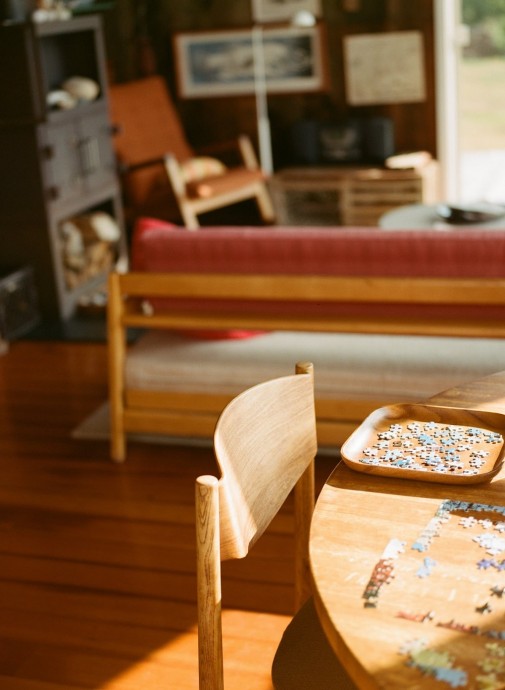 Дом на острове Блок-Айленд, принадлежавший датскому мебельному дизайнеру Йенсу Рисому