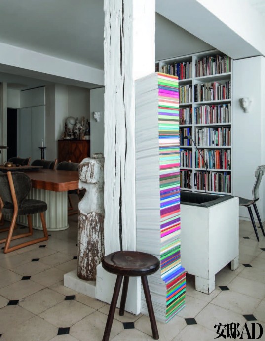 Квартира антиквара и сооснователя мебельного бренда Pierre Augustin Rose Пьера Бенара в Париже