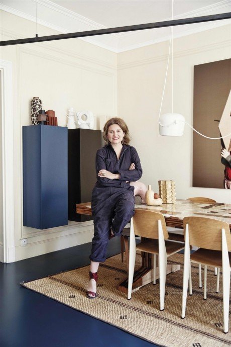 Квартира основательницы интерьерного журнала Milk Magazine Изис-Коломб Комбреас в Париже