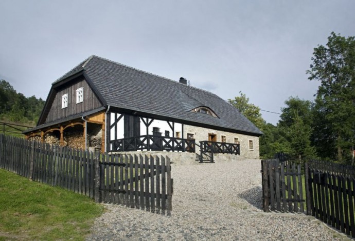 Отремонтированный дом 1832 года постройки в Сверадув-Здруй, Польша