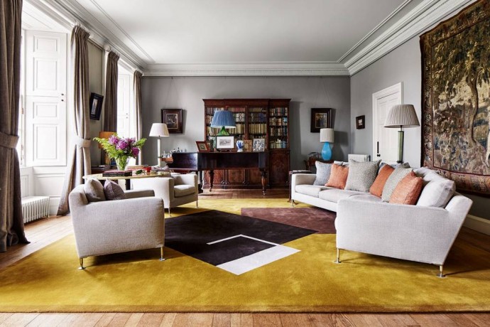 Дом основателя компании по производству красок и обоев Farrow & Ball Тома Хелма в Шотландии Дом основателя компании по производству красок и обоев Farrow & Ball Тома Хелма в Шотландии