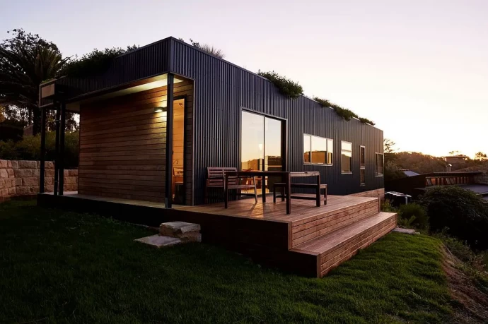 Экологичный модульный дом в пригороде Сиднея (106 м2)
