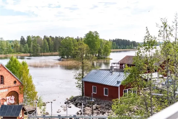 Лофт на территории бывшего молочного завода в Швеции