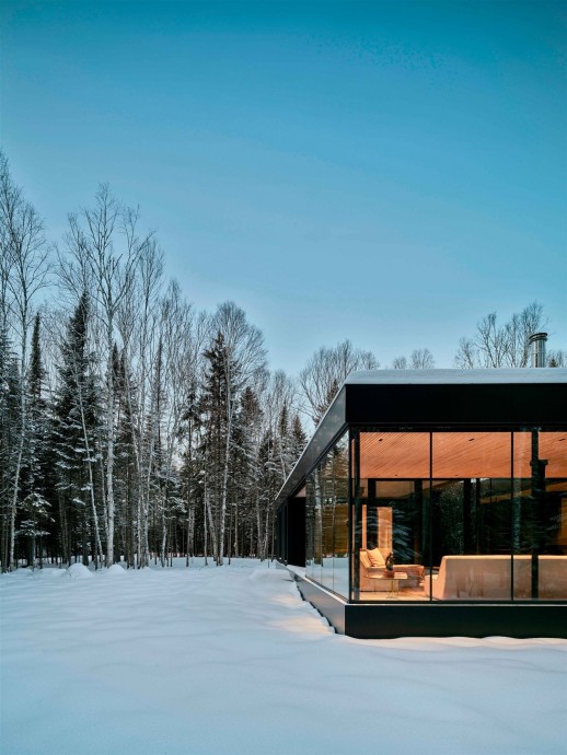 Современный загородный дом в Квебеке, Канада