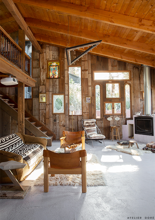 Дом дизайнера Карли Джо Морган, расположенный на холмах каньона Топанга в Калифорнии