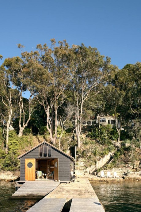 Дом и лодочный сарай дизайнера Ричарда Ансворта в Новом Южном Уэльсе, Австралия