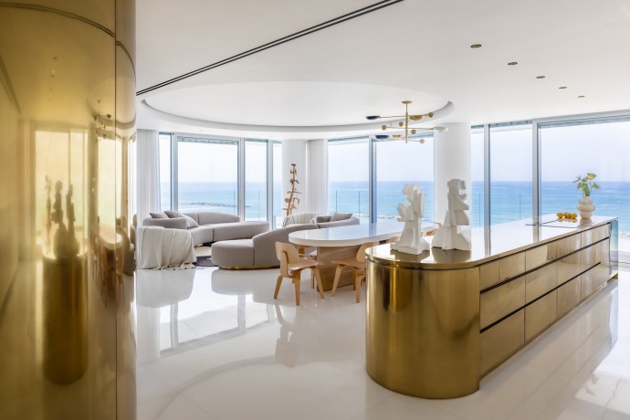Квартира на 28 этаже здания David Promenade Residences в центре Тель-Авива Квартира на 28 этаже здания David Promenade Residences в центре Тель-Авива