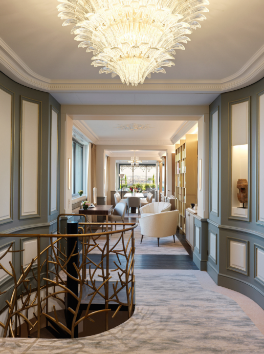 Пентхаус на крыше парижского отеля Le Meurice