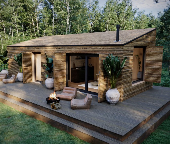 Мини-дом площадью 30 м2 от голландской компании Compact Housing