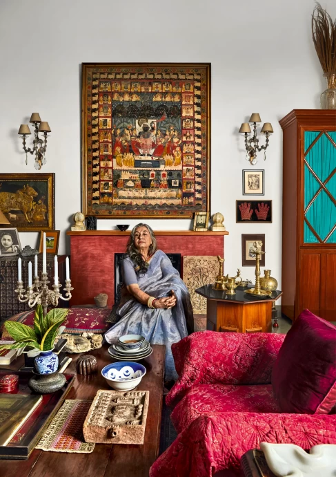 Дом текстильного дизайнера Прити Пратап Сингх в Дели, Индия