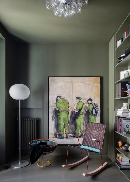 Квартира дизайнера Лучано Джорджи в Милане