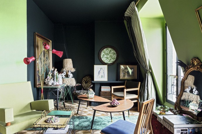 Квартира дизайнера Марьям Махдави в Париже