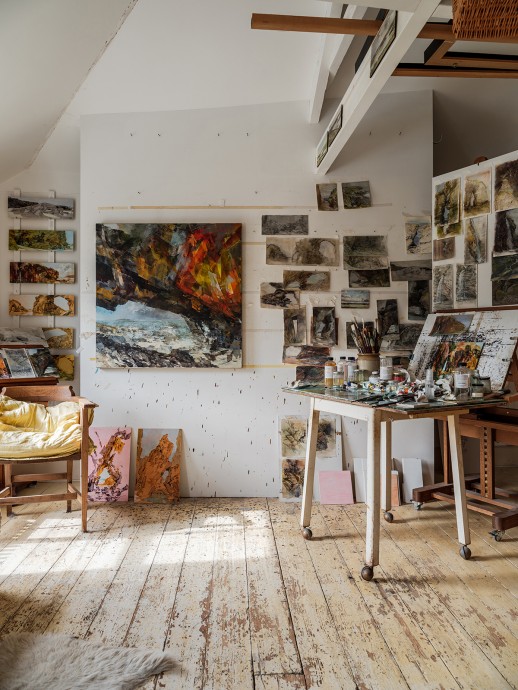 Дом художника в рыбацкой деревушке Падстоу, Корнуолл, Великобритания