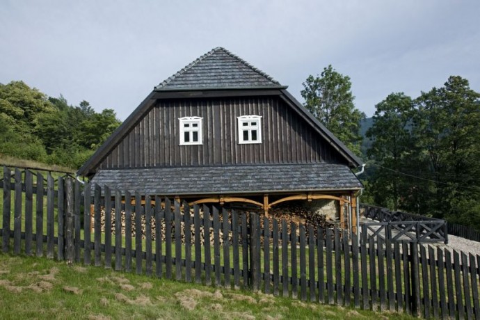 Отремонтированный дом 1832 года постройки в Сверадув-Здруй, Польша