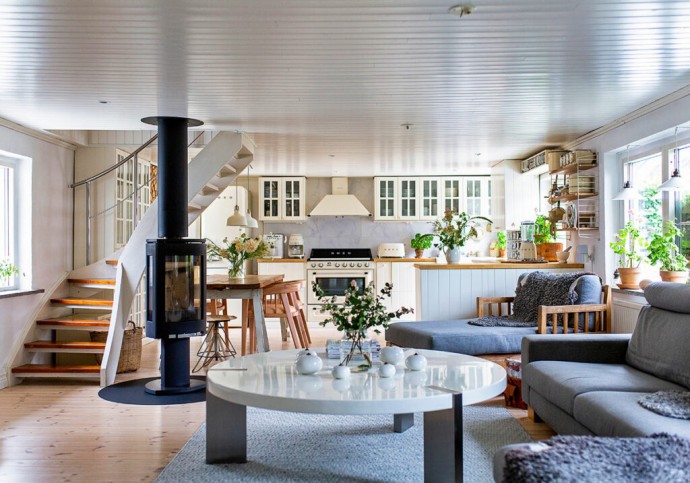 Дом дизайнера Софи Бреслин в городке Ломма, Сконе, Швеция