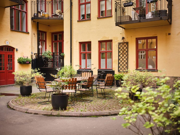 Двухуровневая квартира в Стокгольме