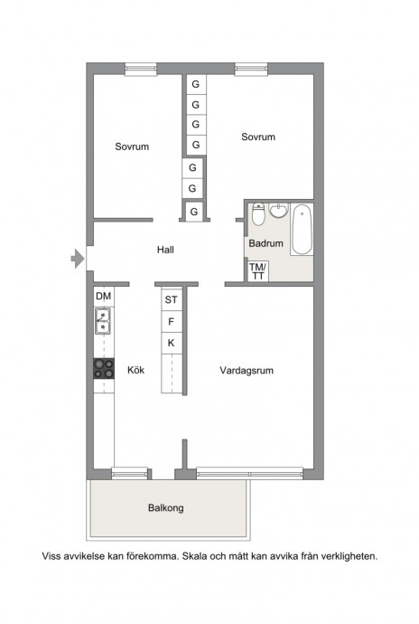 Эклектичный интерьер квартиры в Стокгольме