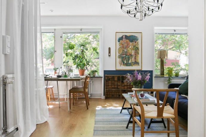 Шведская квартира-студия площадью 37 м2