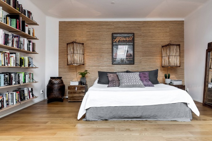 Мансардная квартира-лофт площадью 150 м2 в Стокгольме