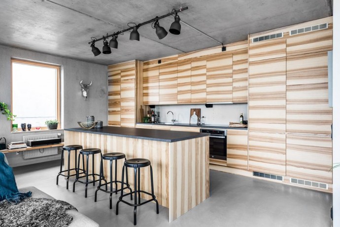 Шведская квартира-лофт площадью 95 м2 Шведская квартира-лофт площадью 95 м2