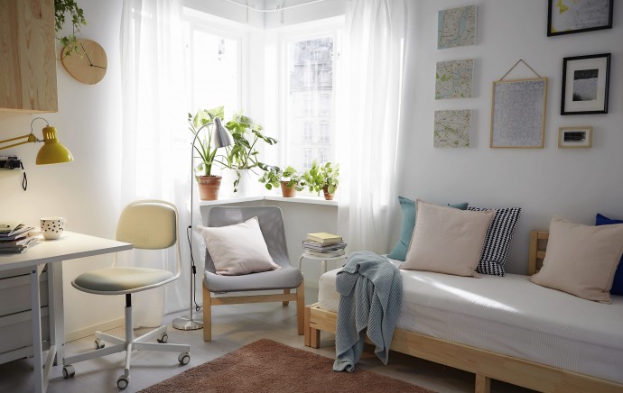 Студия площадью 15 м2 от дизайнеров IKEA