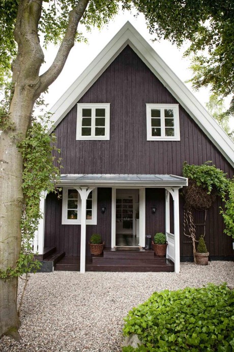 Деревенский каркасный дом в Дании