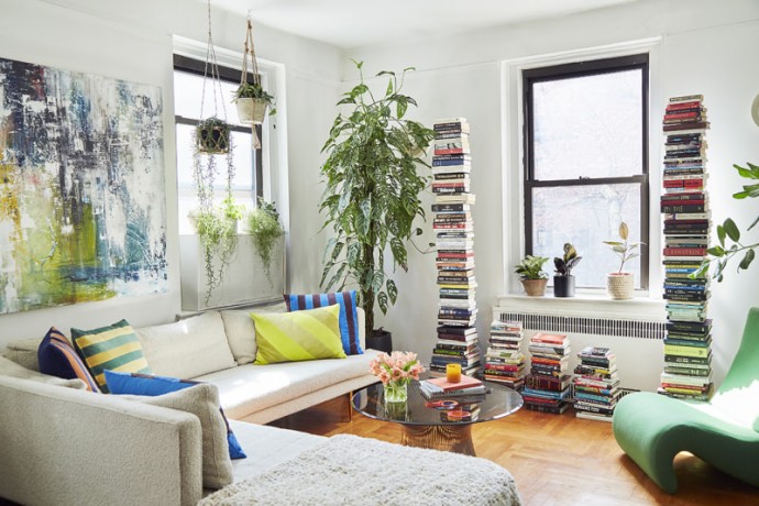 Квартира владелицы магазина цветов Popup Florist Келси Хейс в Нью-Йорке