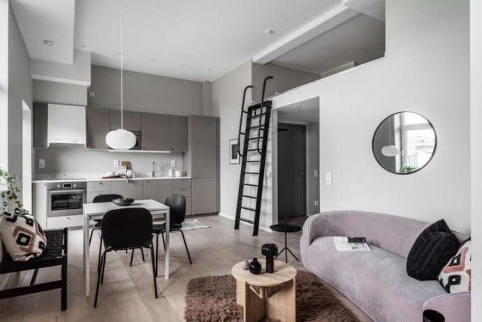 Небольшая квартира площадью 40 м2 в Швеции
