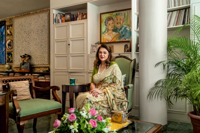 Дом мецената, филантропа и бизнесвумен Малики Амин в индийском городе Вадодара