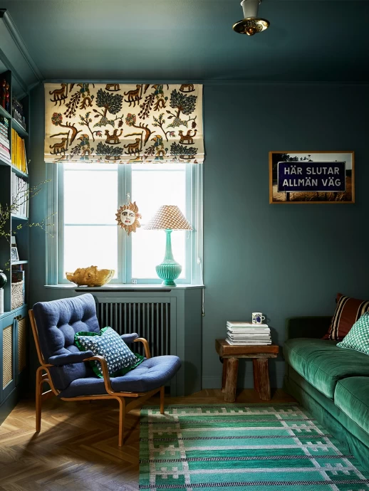 Дом текстильного дизайнера Кэти Нордстрем в Стокгольме