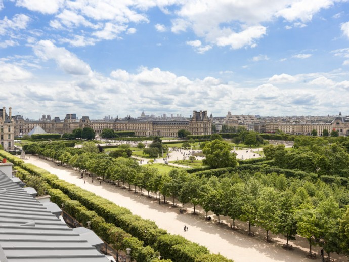 Пентхаус на крыше парижского отеля Le Meurice