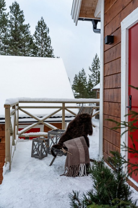 Загородный деревянный дом в шведском лесу