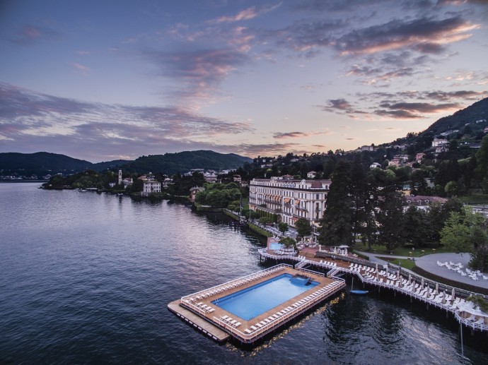 Итальянский курорт Villa d'Este на озере Комо