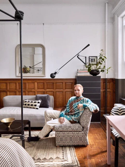 Квартира дизайнера Хадсона Мура в нью-йоркском районе Гарлем