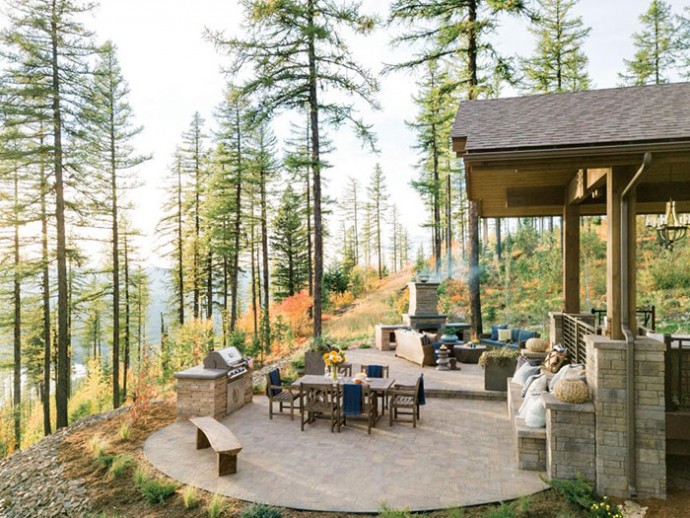 Уютный особняк на окраине национального парка Глейшер в Монтане