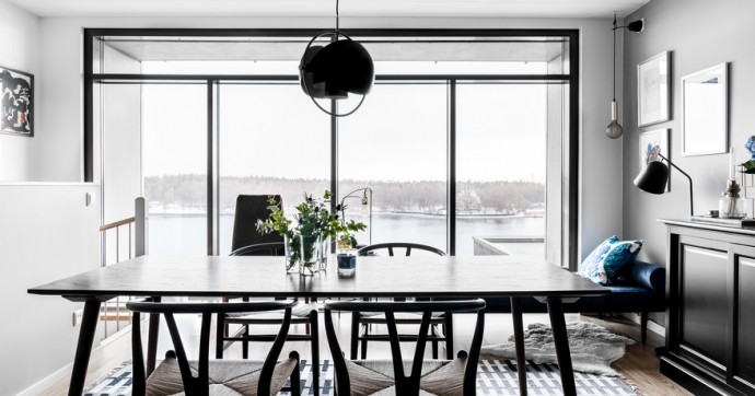 Двухуровневая квартира площадью 96 м2 в Швеции