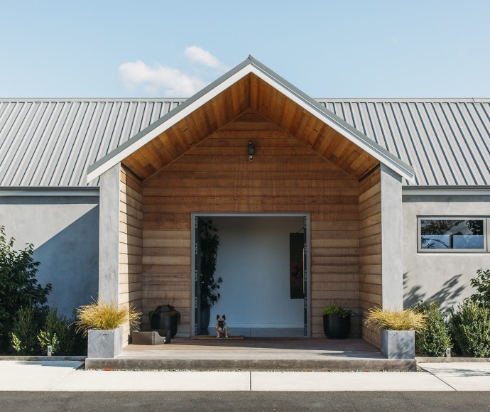Дом дизайнера Даниэль Беркхарт в городе Мастертон, Новая Зеландия