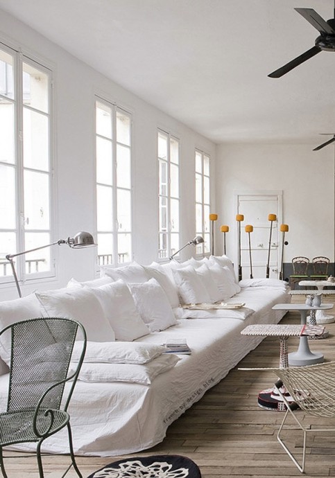 Парижская квартира одного из самых известных итальянских дизайнеров - Паолы Навоне