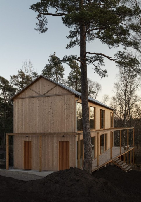 Дом архитектора Мартина Лидена в пригороде Стокгольма