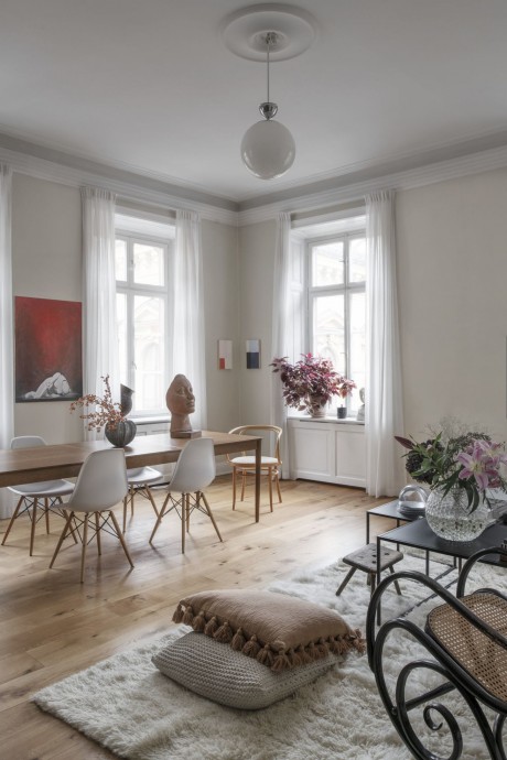 Квартира основательницы платформы Stockholm Art Week Джоанны Сундстрём в Стокгольме