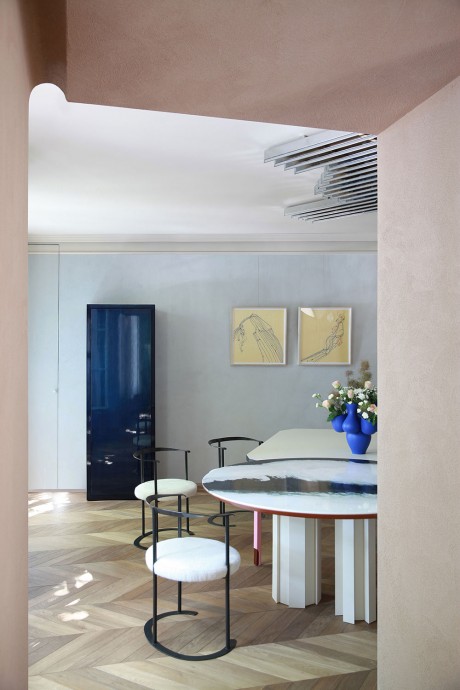 Квартира в Париже, оформленная итальянскими дизайнерами