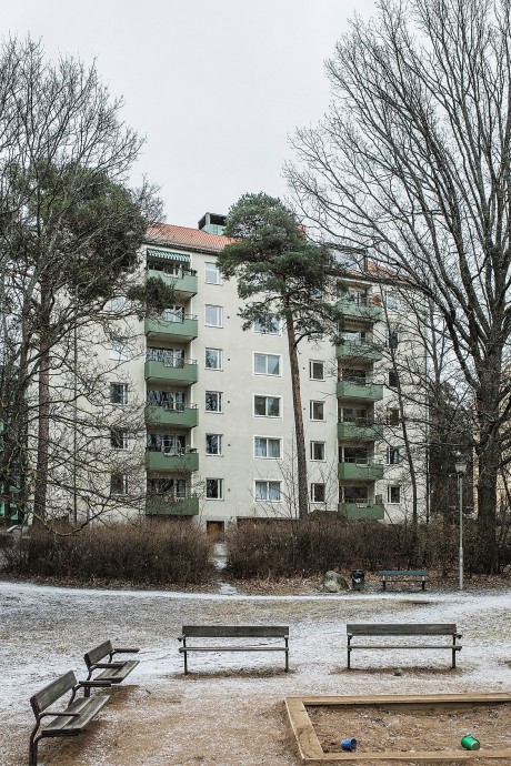 Двухуровневая квартира в Стокгольме